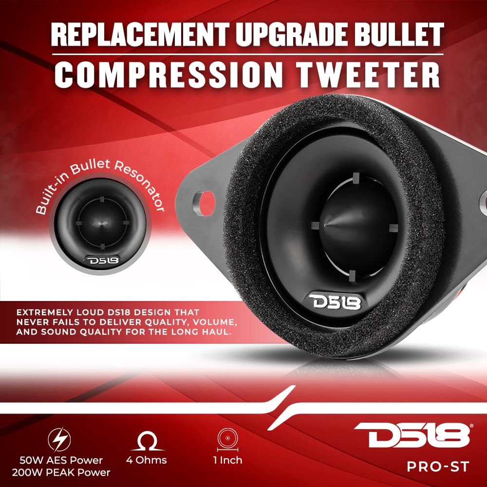 Bullet Compression Tweeters with Crossovers (Pair) X136
