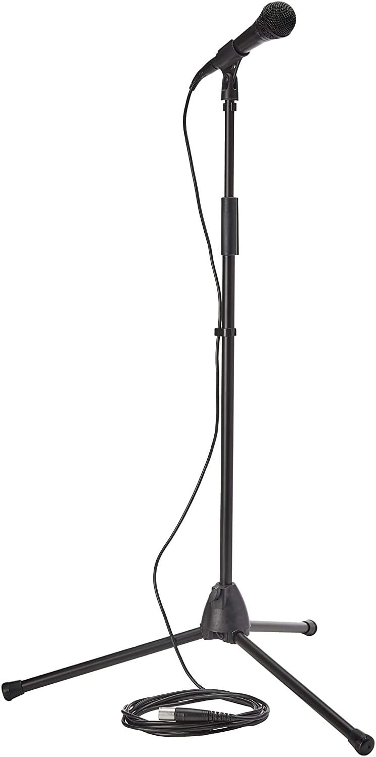 Cardioid Dynamic Vocal Microphone with Cable, Black, Pack of 2 E800