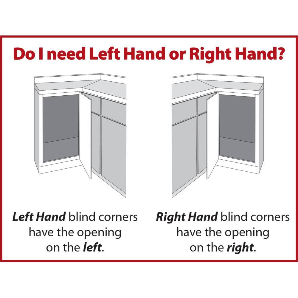 Blind Corner Swing Out Left Handed Unit Z71919