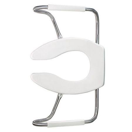 White Open Front Elongated Toilet Seat with Cover W442251