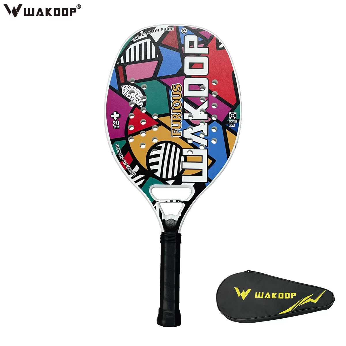 Carbon Fiber Beach Tennis Racket with EVA Foam Core U918273