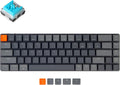 65% Layout Ultra-Slim Wireless Bluetooth Wired Mechanical Keyboard with Low-Profile Optical Blue Switch RGB Backlit 68 Keys Z51606