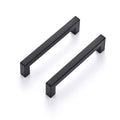 25 Pack 5 inch Matte Black Square Cabinet Pulls R300