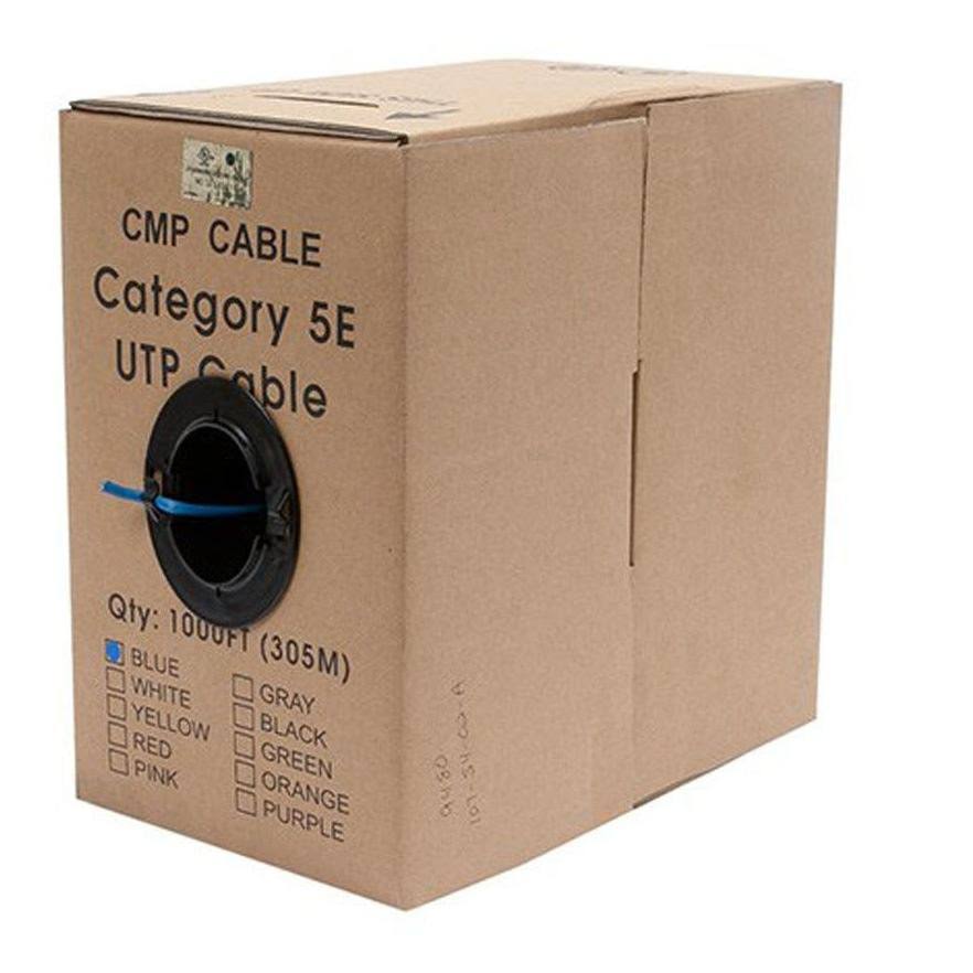 CAT 5e UTP Bulk Cable 1000 ft Blue T81693