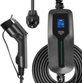 25ft 32A Electric Vehicle Level 2 EV Charger with NEMA 14-50 Plug H518046