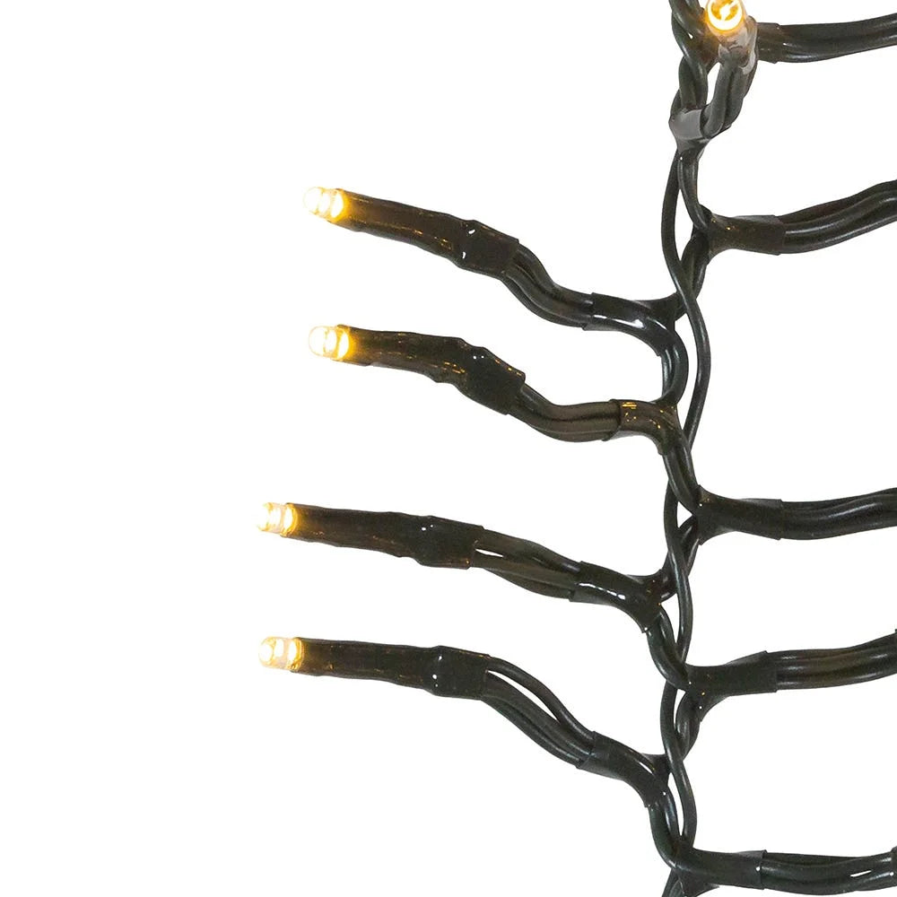 3000-Light 98-Foot Cluster Garland with Warm White LED Lights P570