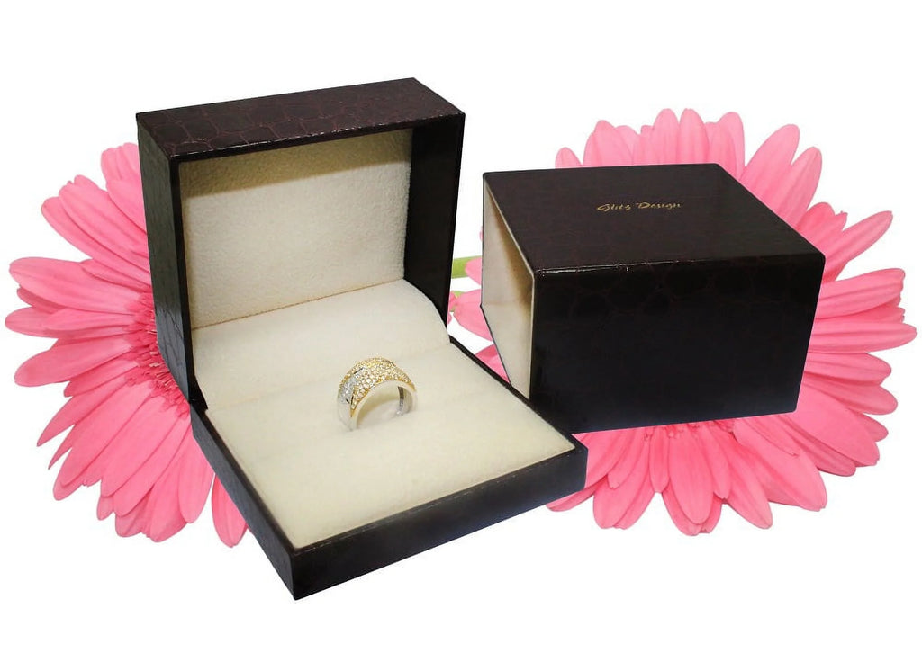Black Diamond Ring 1.00 CT TW 14K Gold Y490