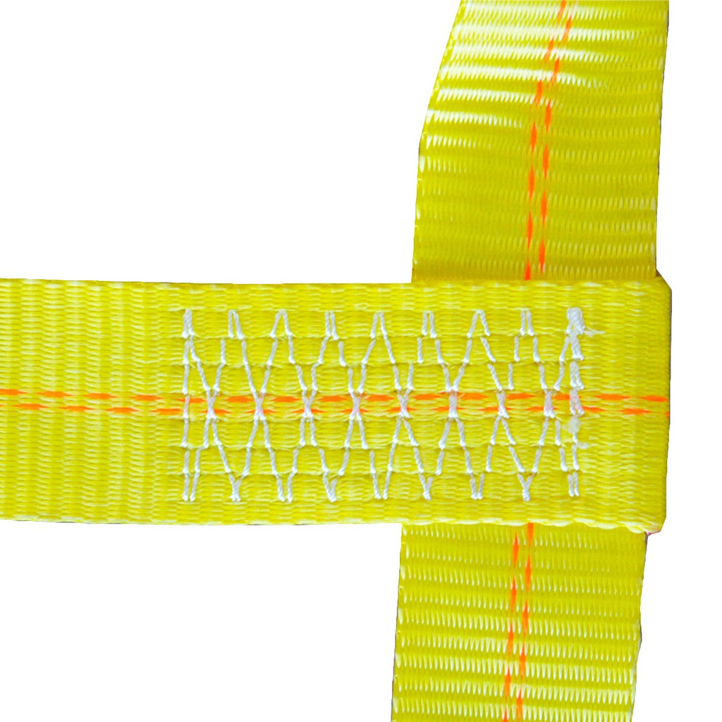 Tow Dolly Basket Strap with Twisted Snap Hooks, 2 inch Webbing, 12,000 lbs Breaking Strength, Tire Bonnet & Tire Net Q75084