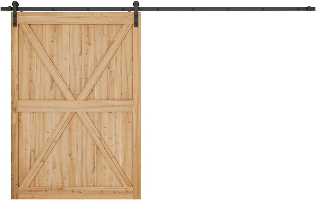 12ft Heavy Duty Sliding Barn Door Hardware Kit M226982