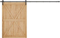 12ft Heavy Duty Sliding Barn Door Hardware Kit M226982