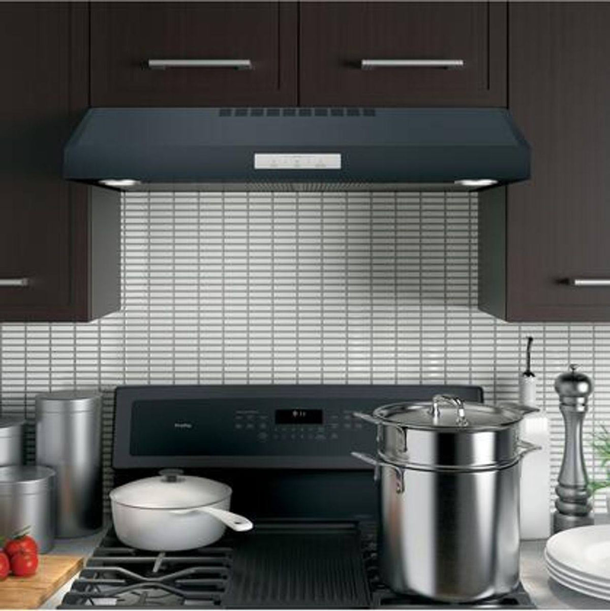 Black Slate Under The Cabinet Hood Q567370