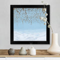Black Framed Print Wood Square Rectangle 1 Piece 16 x 16 A930