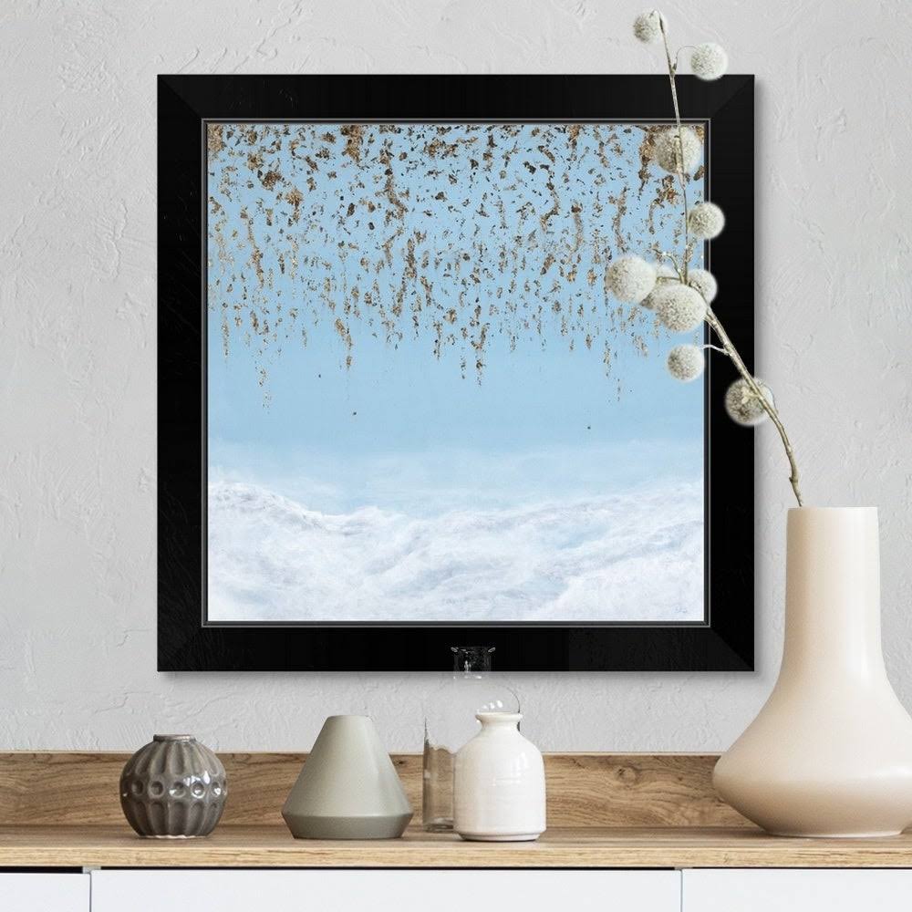 Black Framed Print Wood Square Rectangle 1 Piece 16 x 16 A930