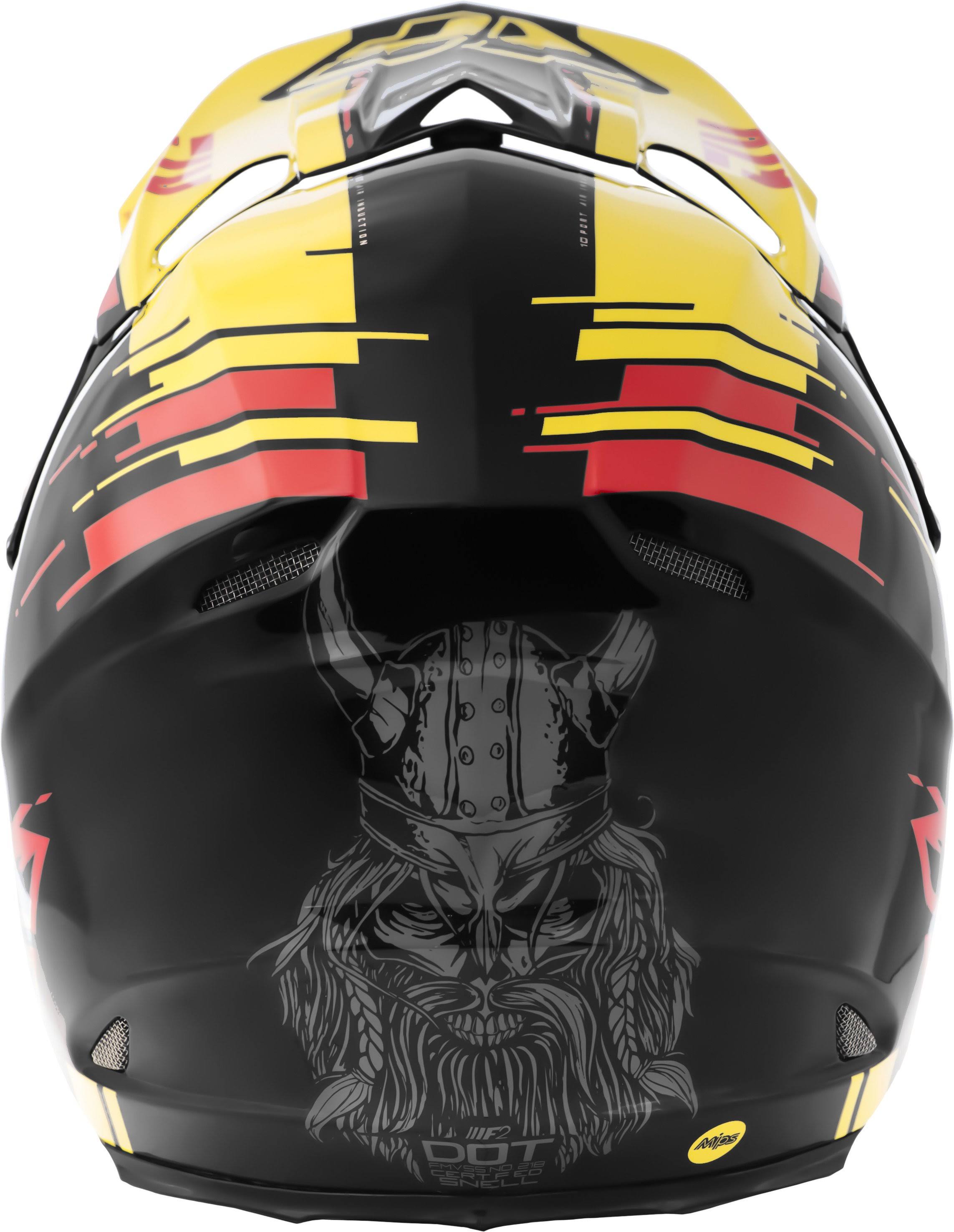 Yellow/Red/Black Carbon Helmet Y240