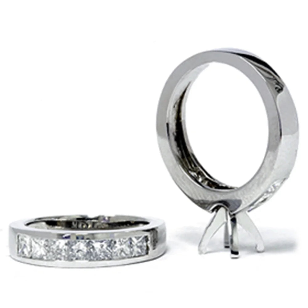 14K Princess Cut Diamond Engagement Ring Setting K955787