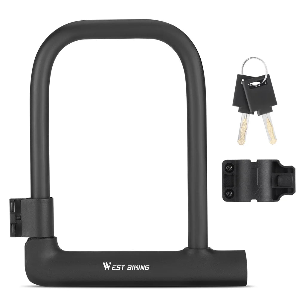 Heavy Duty U Lock with 2 Keys & Lock Holder Z925