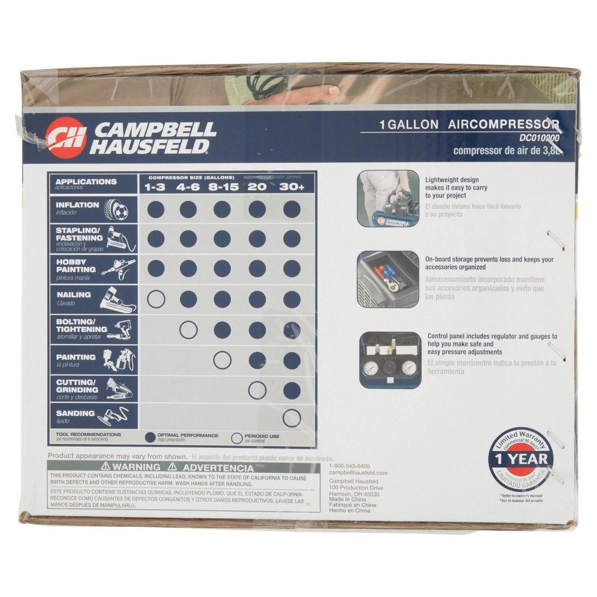 1-Gallon Air Compressor R7341