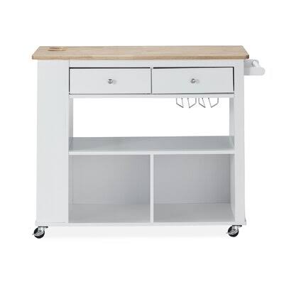 White Kitchen Cart Z62659