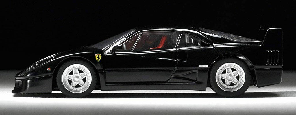 Ferrari F40 Black 1/64 Diecast Model Car P62221