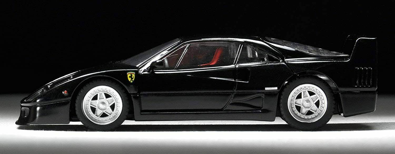 Ferrari F40 Black 1/64 Diecast Model Car P62221