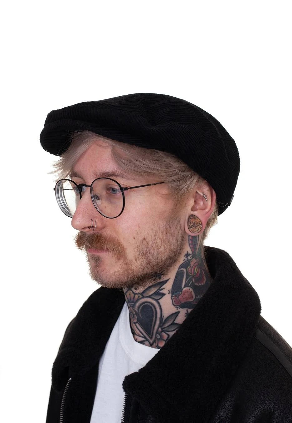 Black Cord Snap Cap Q8046