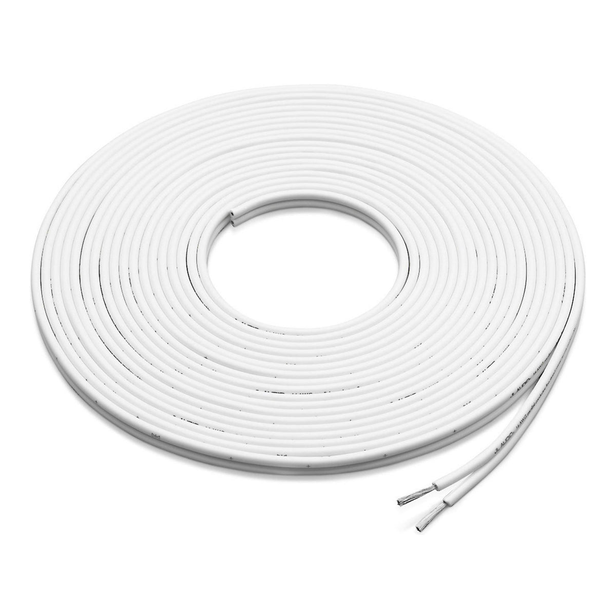 500 ft Spool of White 16 AWG Parallel Conductor Speaker Cable W9563