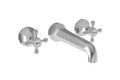 Flat Black Wall Mount Lavatory Faucet Z41906