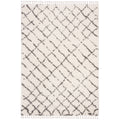 Moroccan Fringe Shag Ivory / Grey Rug H323150