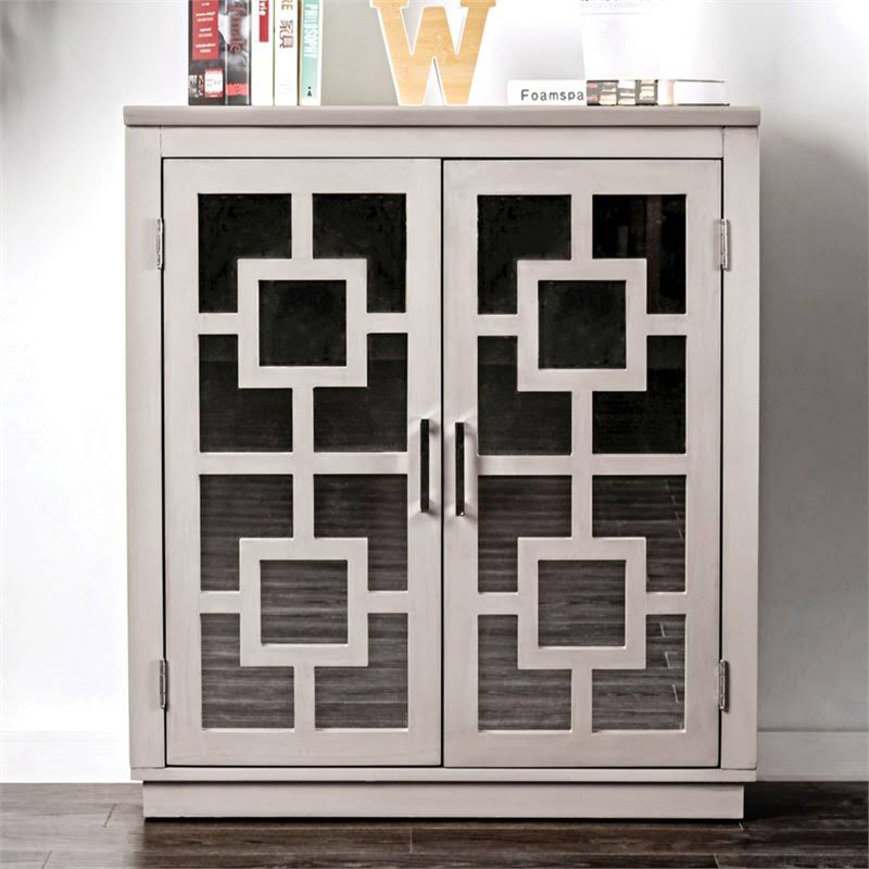 Gray Wood Accent Chest Z765