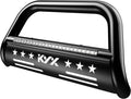 Bull Bar with LED Light Bar for Pickup Truck Off-Road Front Bumper Grille Guard C34660