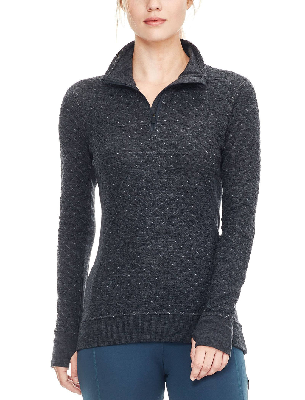 Jet Hthr Long Sleeve Top J7333
