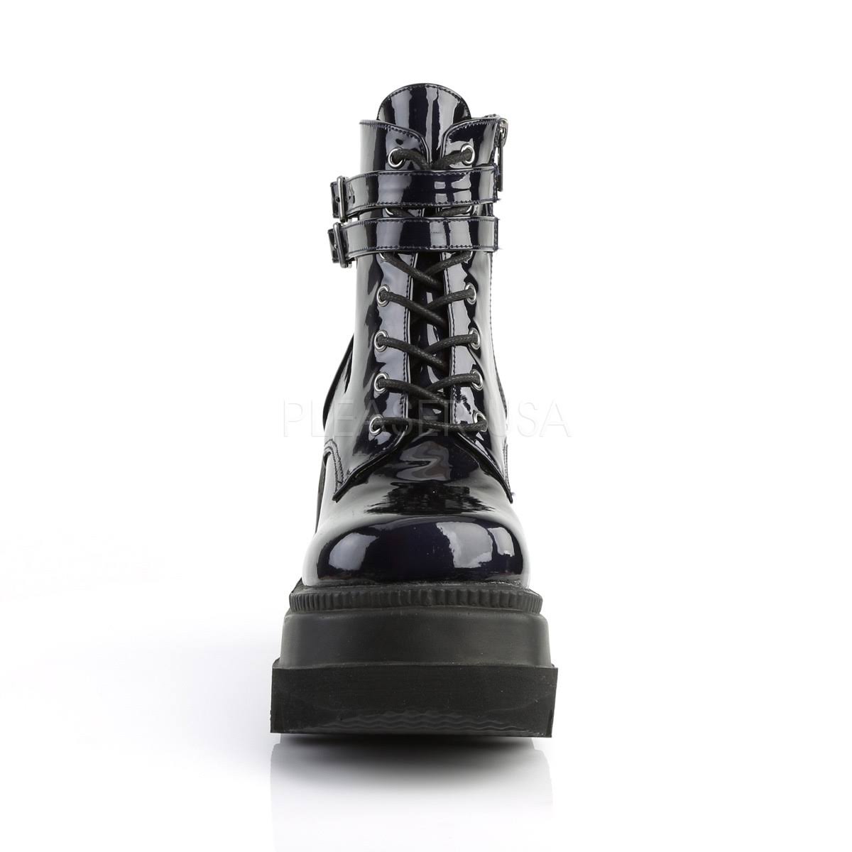 Black Vegan Leather Shoes J31584