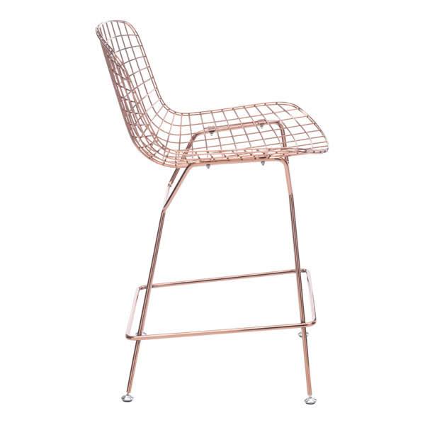 Rose Gold Wire Counter Chair Set of 2 N843