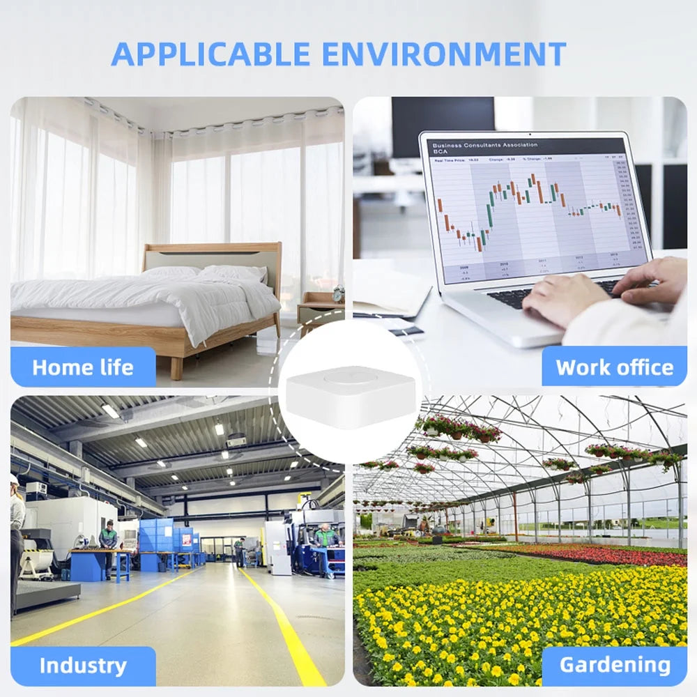 6-in-1 Air Quality Monitor PM2.5 Formaldehyde TVOC CO2 Temperature Humidity J43863