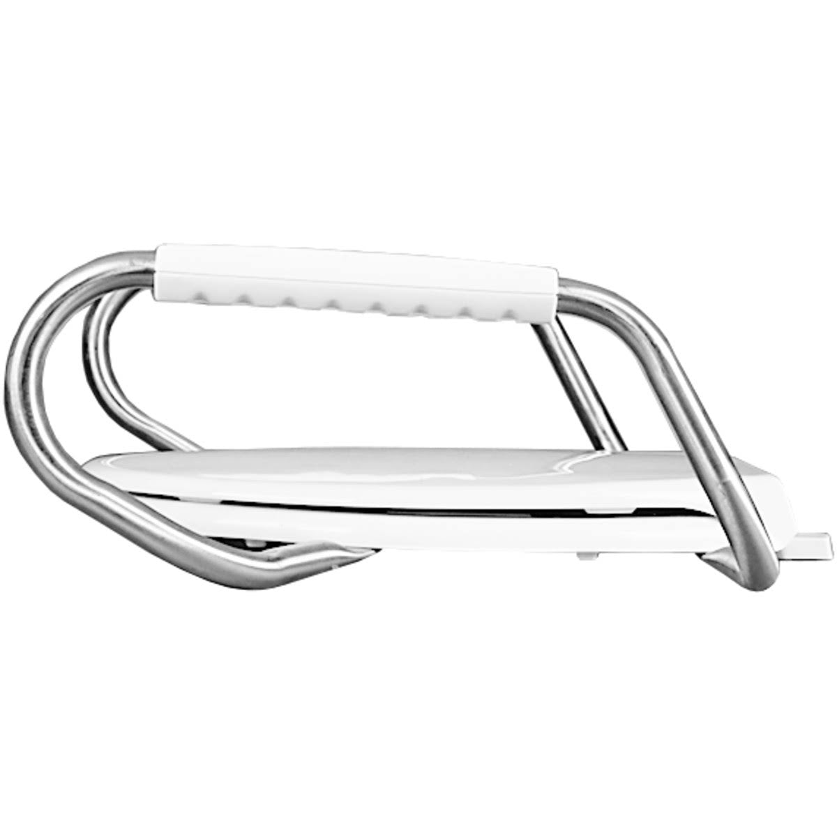 White Open Front Elongated Toilet Seat with Cover W442251