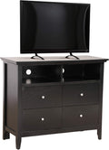 4 Drawer Media Chest Cappuccino E227