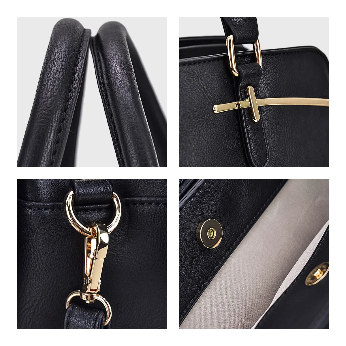 Women Satchel Handbags Shoulder Purses Totes Top Handle Bags With Matching Wallet N558