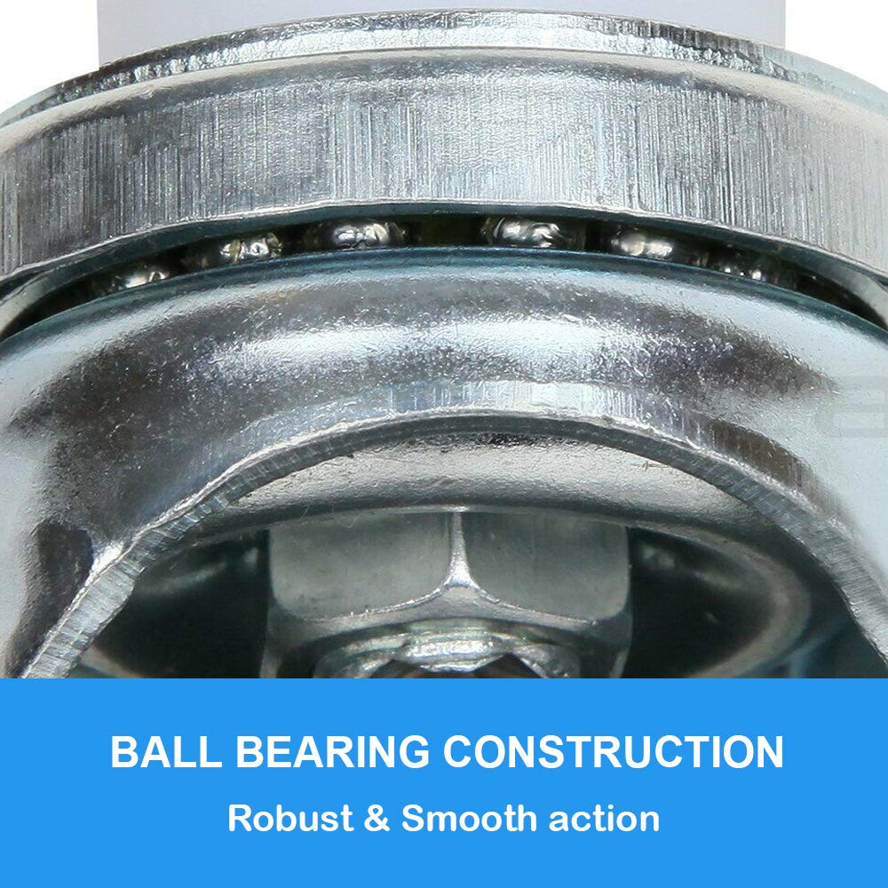 Set of 4 Expanding Stem Casters with and Without Brakes R97293