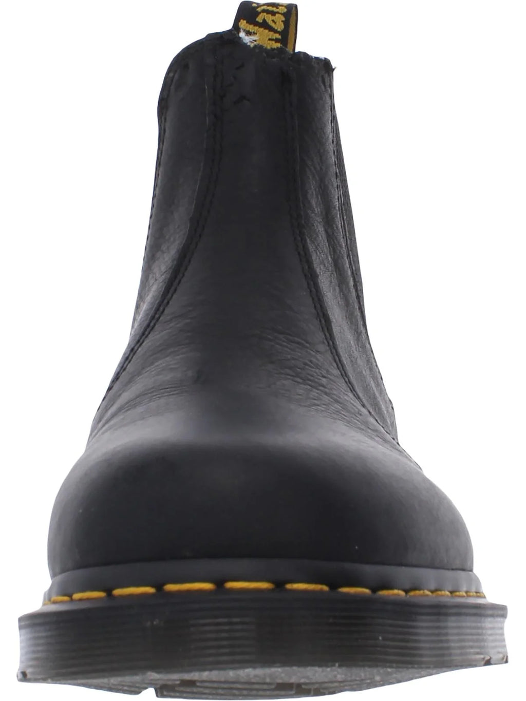 Black Leather Chelsea Boots A375