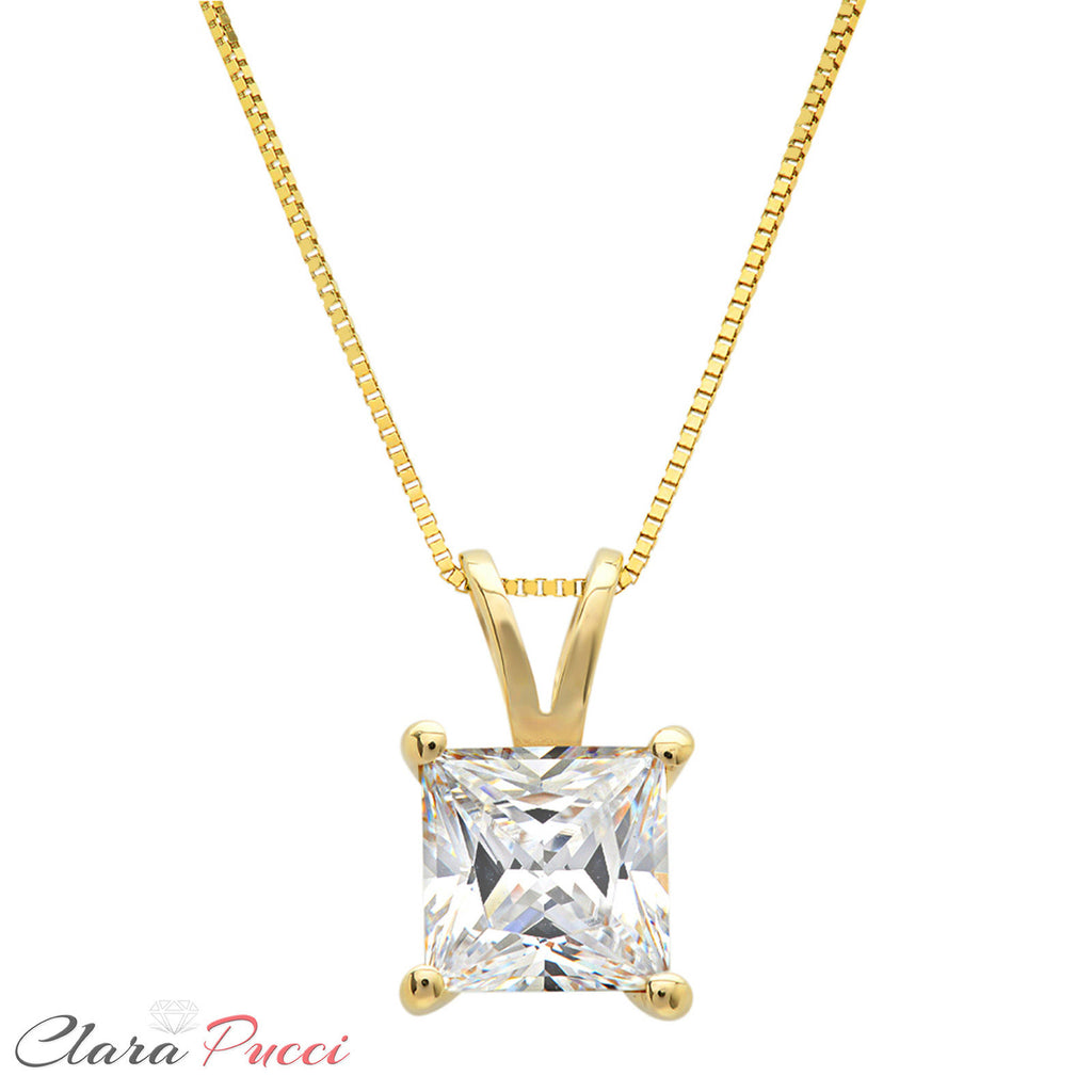 18K Yellow Gold Diamond Pendant with 18" Chain G65548