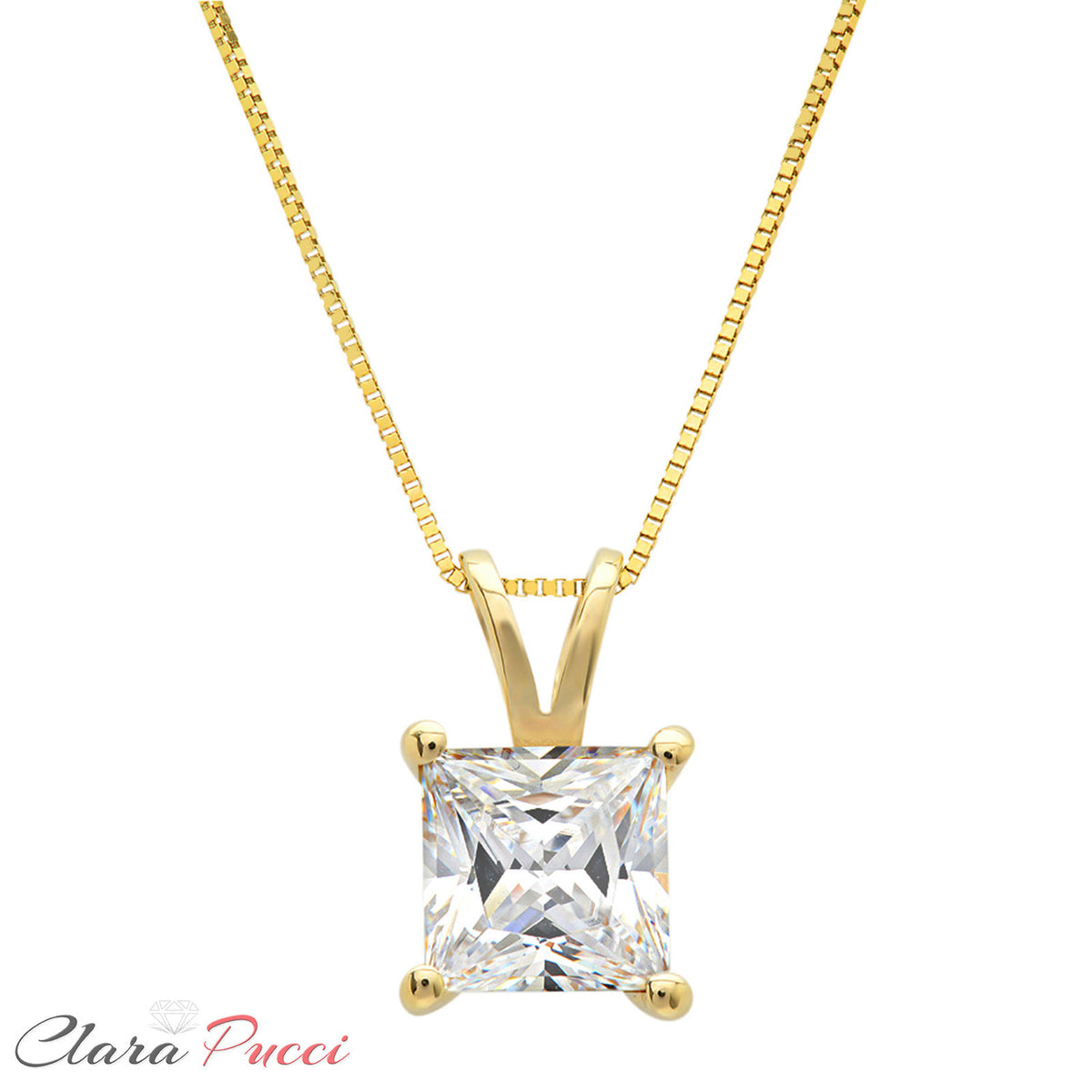 18K Yellow Gold Diamond Pendant with 18" Chain G65548