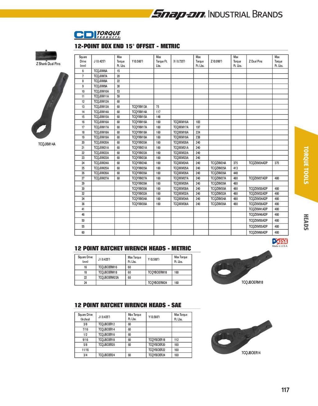 27 Millimeter Box End Y Head Torque Wrench N32601