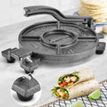 Cast Iron Tortilla Press with 100 Pcs Parchment Paper D629