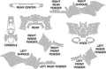 Woodland Camo ATV Graphics Kit Sticker Decal J66344