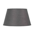 Grey Round Hardback Linen Shade J9630