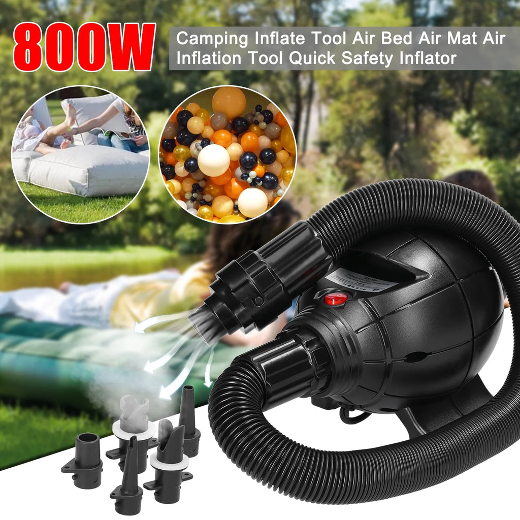 Portable 800W Air Pump Inflator for Air Bed Air Mat G134