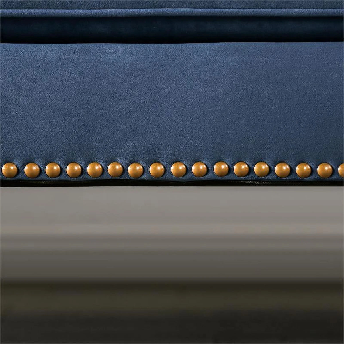 Blue Fabric Tufted 2-Piece Sofa Set X259