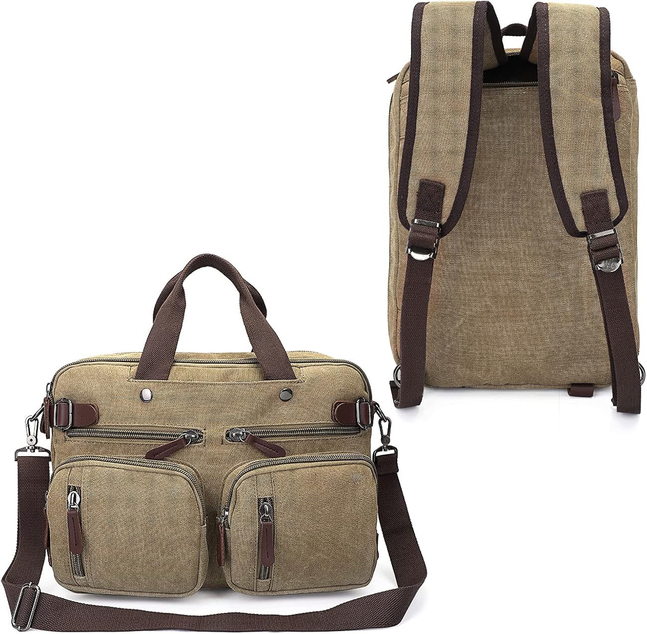 Vintage Canvas Messenger Bag for Laptop D206709