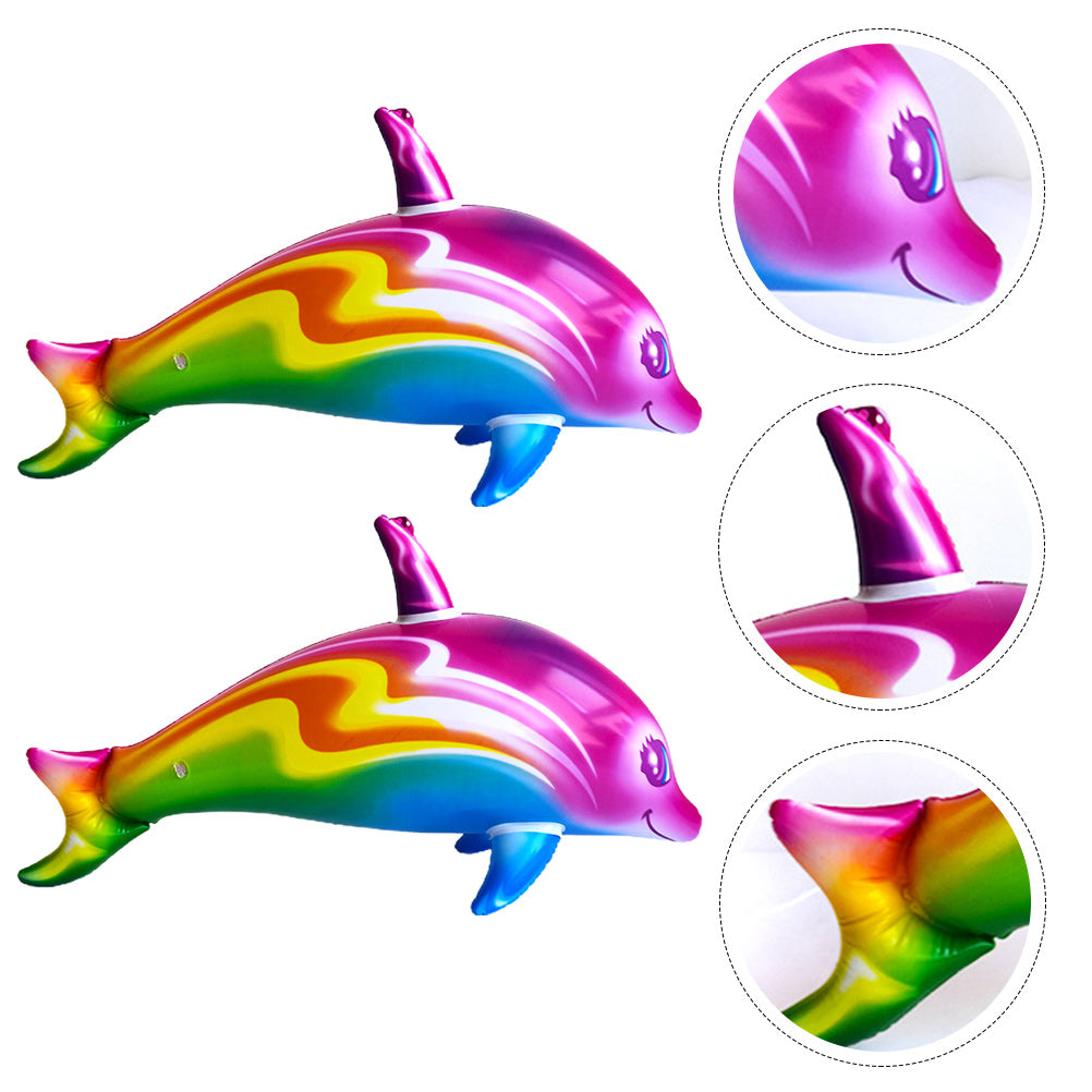 2pcs Big Inflatable Dolphin Toys H817