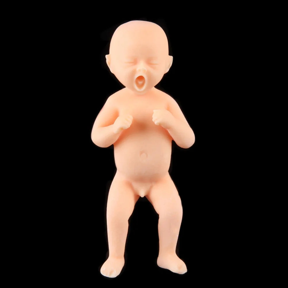 Set of 2 Resin Doll Statue Decor D38681